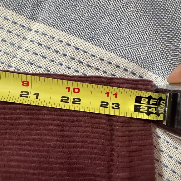 Kimchi Blue Emerson Corduroy Pant- Burgundy - Picture 11 of 12